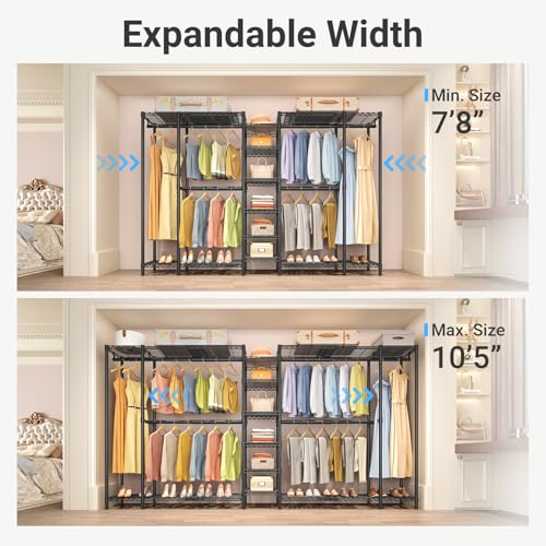 VIPEK X5 Extra Large Expandable Clothes Rack, Closet - Image 4