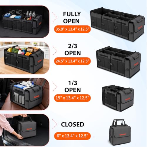 Large Trunk Organizer with Portable Leakproof Cooler - Image 4