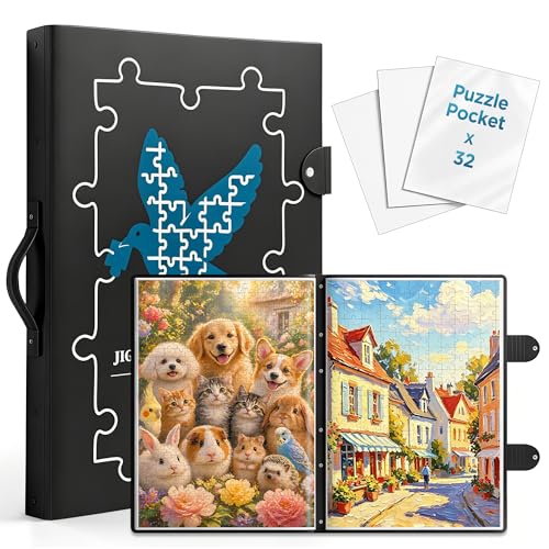 32 Pockets 28.9" *21.1" Puzzle Storage Book for 1000 Piece - Image 2