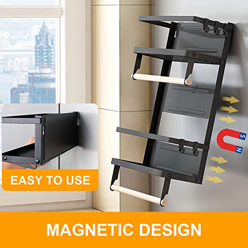 EASTTOWEST Magnetic Spice Rack,4 Tier Kitchen Magnetic - Image 5