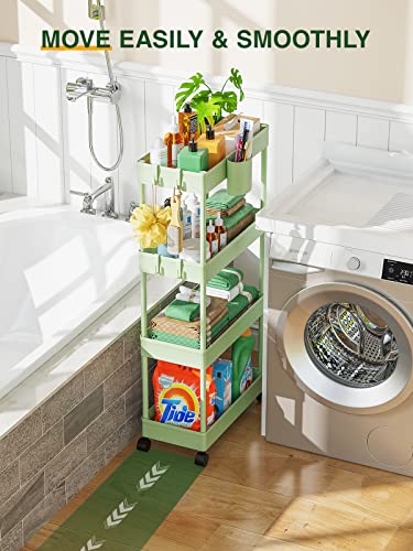 LEHOM Slim Rolling Storage Cart - Image 4