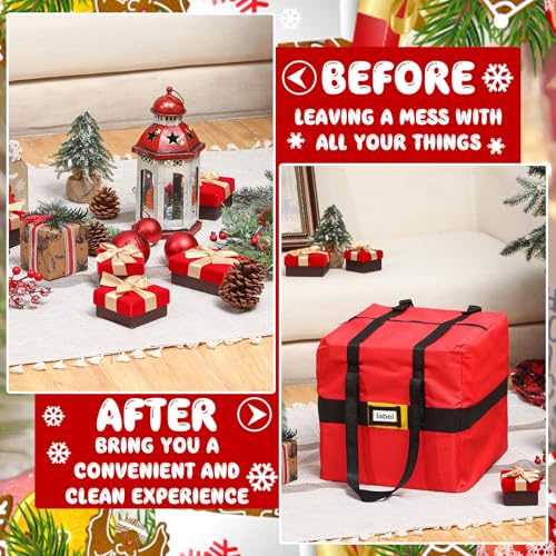 2 Pcs Christmas Storage Bags Christmas Garland Ornaments - Image 6