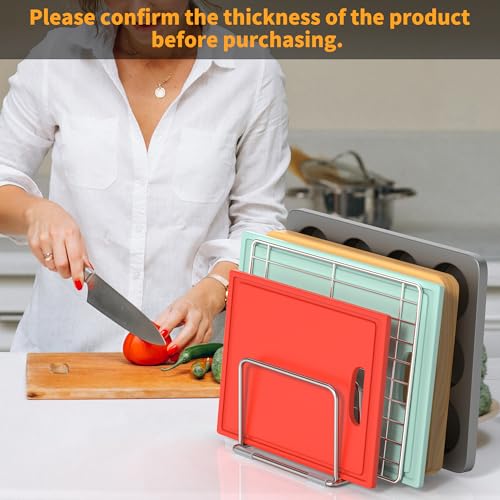2-Pack Cutting Board Organizer, Cutting Board Holder Stand - Image 7