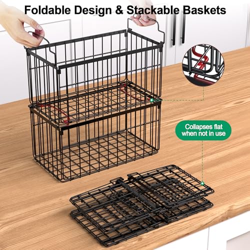 Freezer Organizer Bins, 6 Pack Big Baskets for 5/ 7 Cu.FT - Image 4