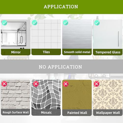 MIUTME 14-Pack Shower Caddy Adhesive Replacement, Strong Adhesive - Image 4