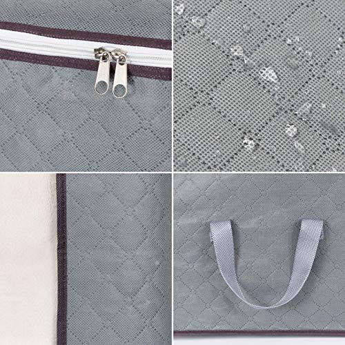 3Pcs Zippered Storage Bag for Closet King Comforter, pillow - Image 5