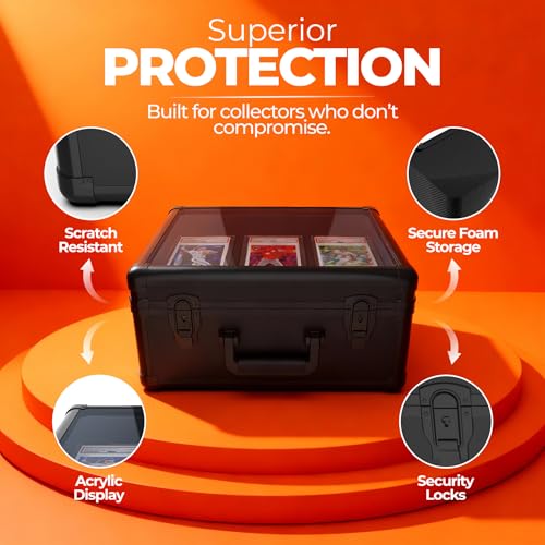 3Row Graded Card Storage Box with Graded Card Case | Home Organization - Image 6