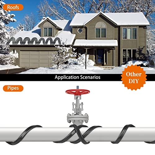 50FT Pipe Heating Cable for Pipe Freeze Protection Heat - Image 3