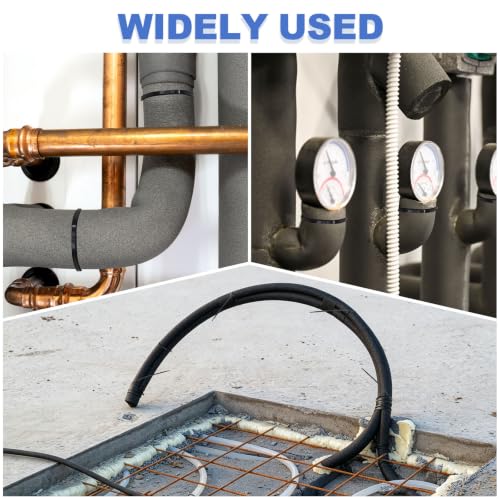 uxcell 7/8"(22mm) ID x 6Ft Pipe Insulation Foam Tube, Black - Image 7