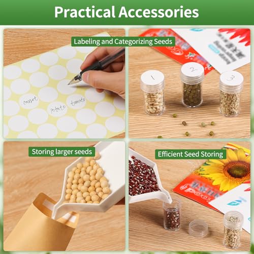 Douorgan Seed Storage Box, Portable Seed Saving Box - Image 7