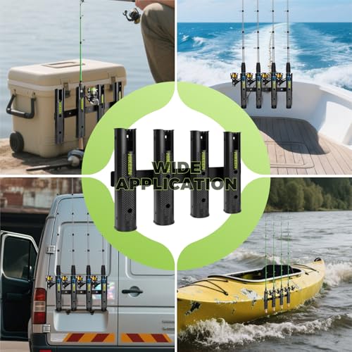 Hikeen Adjustable Fishing Rod Holder, 4 Tube Fishing Pole - Image 6