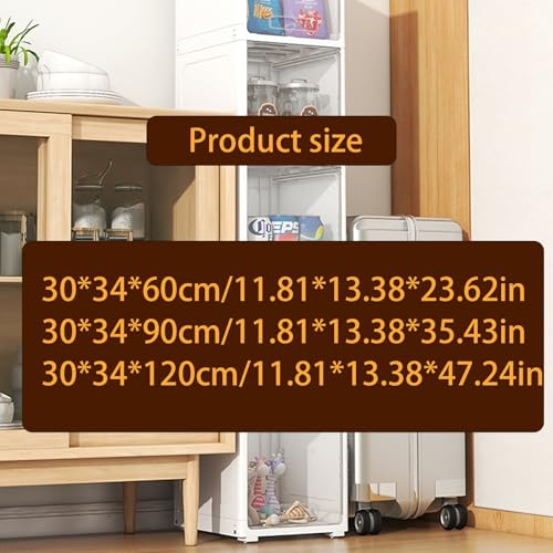Narrow Bathroom Storage Cabinet - Slim Storage Solution - Image 7