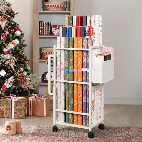 Wrapping Paper Storage, Gift Wrapping Paper Organizer Storage - Image 5