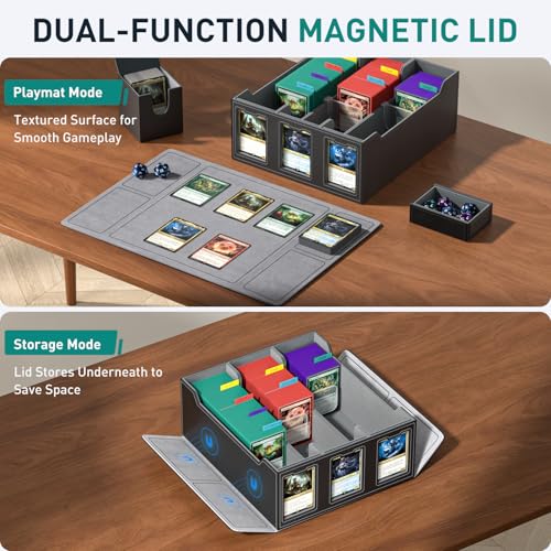 Foluck Trading Card Storage Box with Commander Display - Image 6