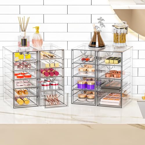 YFXCVSL Acrylic Makeup Organizer with 19 Drawers,Sto | All Products - Image 3