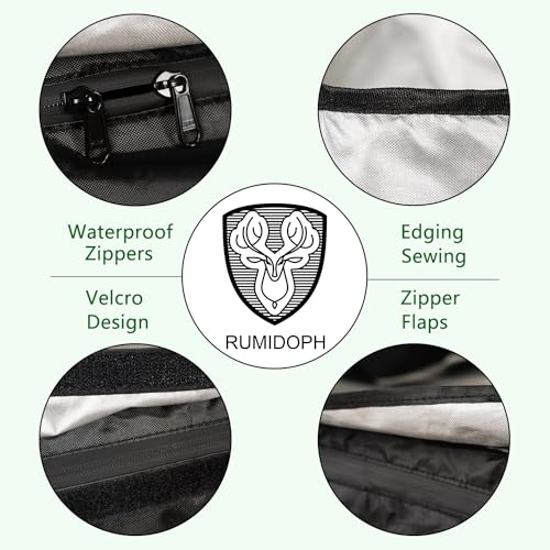 Outdoor Cushion Storage Bag with Zipper, Large Patio Storage Bags - Image 5