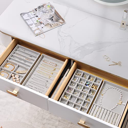 ProCase Stackable Jewelry Organizer Trays for Drawers - Image 6