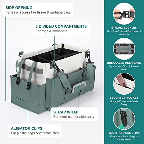 LANDNEOO Cleaning Caddy Organizer with Handle, Wearable Bag - Image 4