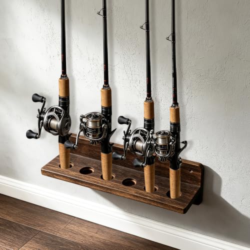 Fishing Rod Holder for Garage, Fishing Pole Rack Fishing - Image 7