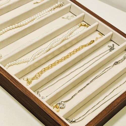 Large Jewelry Trays for Drawers Stackable Velvet Jew | Jewelry Organiz - Image 7