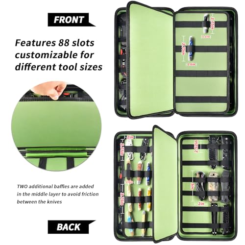 GWCASE 66+ Pocket Knife Organizer Case for Folding Knives - Image 3