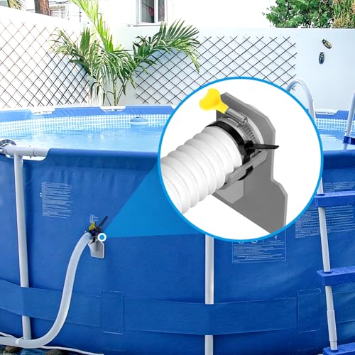 4PCS Swimming Pool Pipe Holders Pool Hose Clamps for Above - Image 6