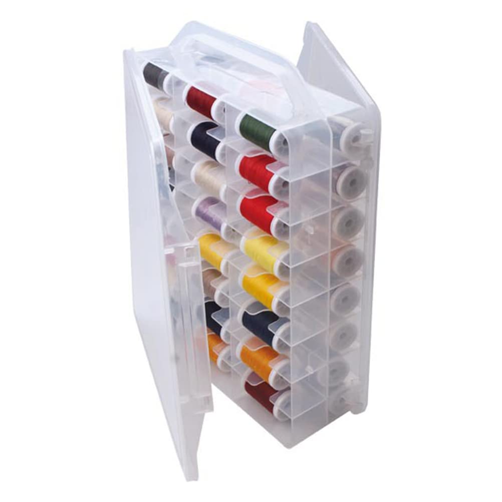 46 Grids Sewing Organizer, Double Sided Thread Box Storage - Image 1