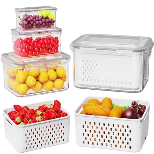 Dayacoco Fruit Storage Containers for Fridge 4 Pcs w | All Products - Image 2
