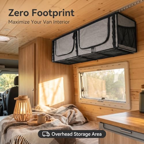 36" RV Overhead Soft-Sided Storage Cabinet, Universal | Garage Storage - Image 6