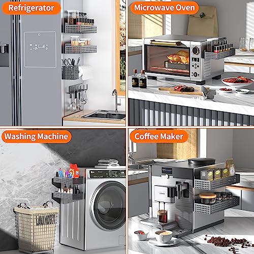 Magnetic Spice Rack for Refrigerator Set of 5 for Kitchen - Image 7