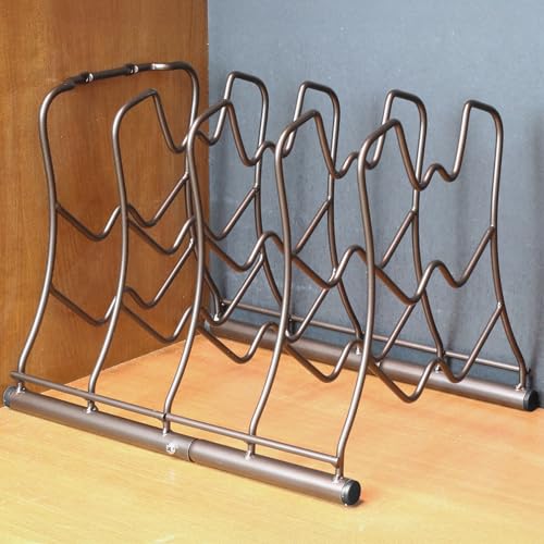 Deco Brothers Pan Organizer Rack for Kitchen Cabinet and Counter - Image 6