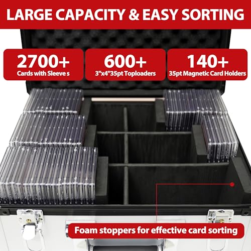 EcoVibe Trading Card Storage Box for 3" x 4" 35pt | Home Organization - Image 5