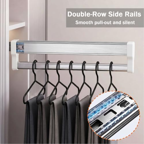 Pull Out Closet Rod, Closet Valet Rod Slide Out - Image 4