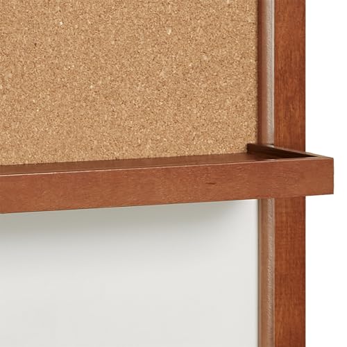 Orvis Wooden Wall Organizer with Dry Erase Board Natural Cherry - Image 6