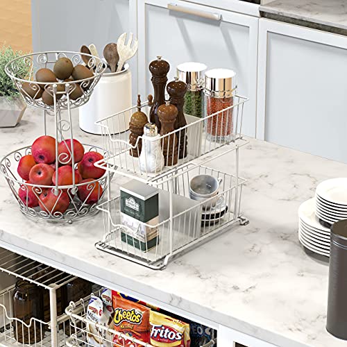 Simple Houseware 2 Tier Cabinet Wire Basket Drawer O | All Products - Image 5