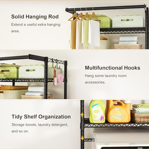 Ulif U11 Mini Over Washer and Dryer Shelves, 3 Tiers | All Products - Image 7