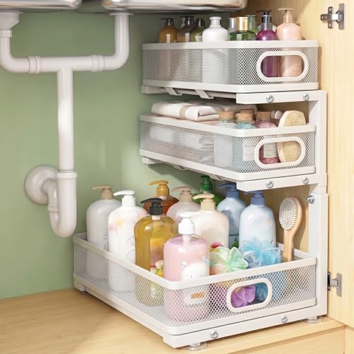 Under Sink Organizer, 3-tier Under Sink Storage Organizer - Image 2