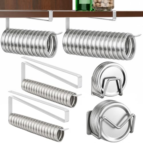 Mason Jar Lid Organizer 4 Pack Canning Jar Lid Holder and Ring - Image 2