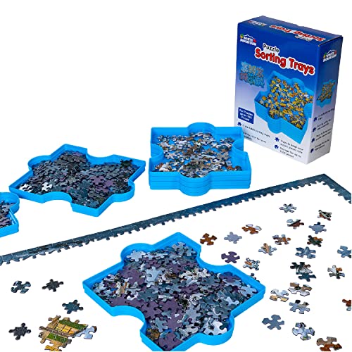 White Mountain Stackable Puzzle Sorting Trays, Set of 6 - Image 2