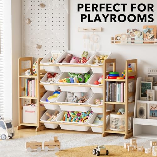 SpaceAid Toy Storage Organizer with 6 Shelves and 12 Bins - Image 6