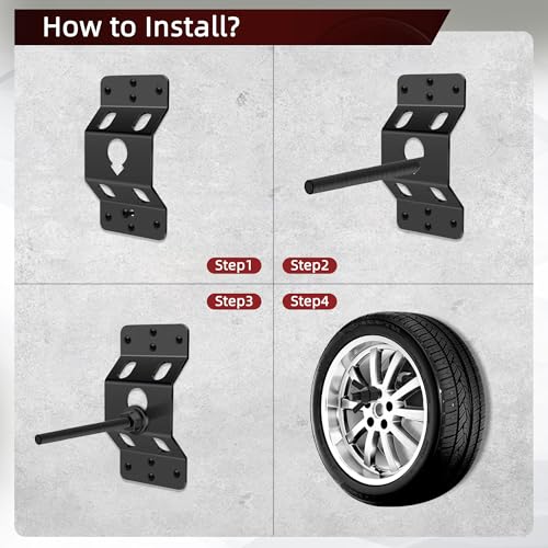 Trailer Spare Tire Mount,Upgraded Spare Wheel Carrier - Image 7