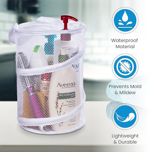 Handy Laundry Portable Shower Caddy – Foldable Mesh Organizer - Image 5