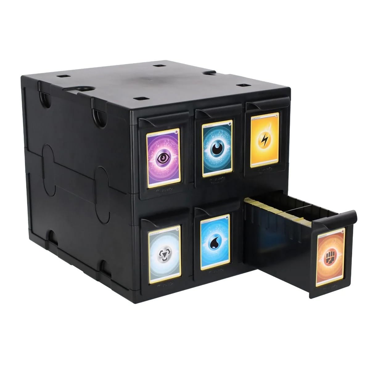BCW 6-Drawer Card Catalog, Black - Image 1