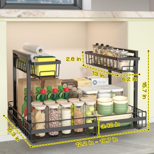 NADAMOO Expandable Under Sink Organizer, 2-Tier Pull | All Products - Image 3