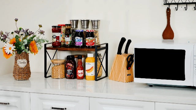 Giikin Countertop Shelf Organizer, Cupboard Stand Spice Rack - Image 8