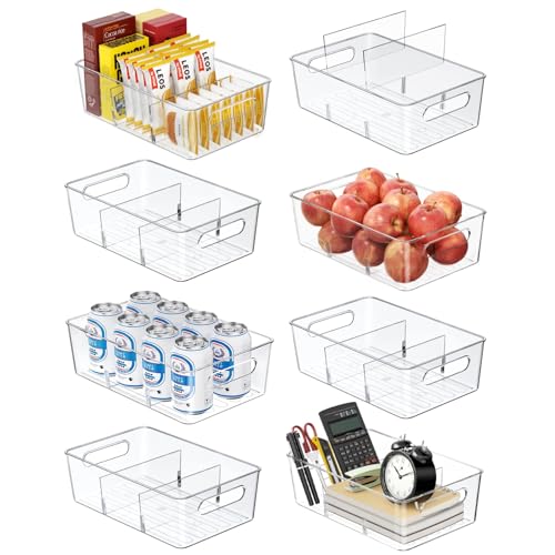 Mpotmiy 8-Pack Pantry Organizers and Storage, Clear | All Products - Image 2