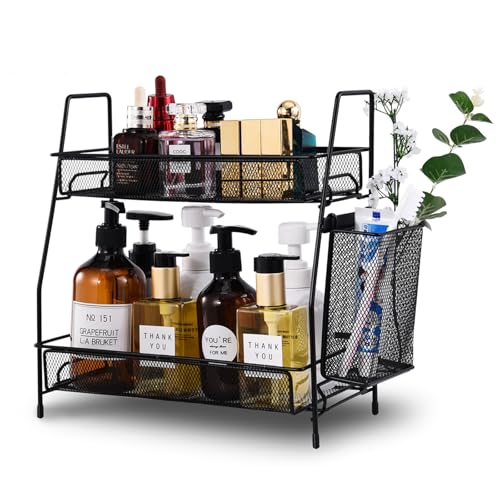LEMIKKLE 2-Tier Bathroom Countertop Organizer,Skincare - Image 2
