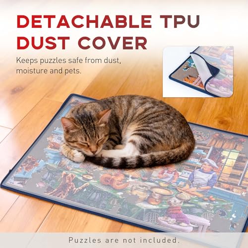 Tektalk Jigsaw Puzzle Board with 3 Angle | Home Organization - Image 8
