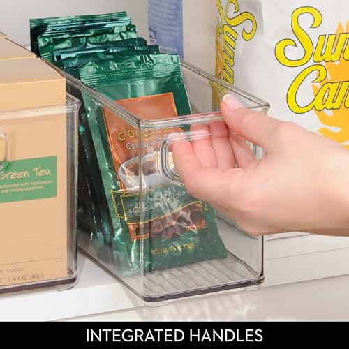 iDesign Slim Clear Plastic Stackable Storage Bin, Ta | All Products - Image 6