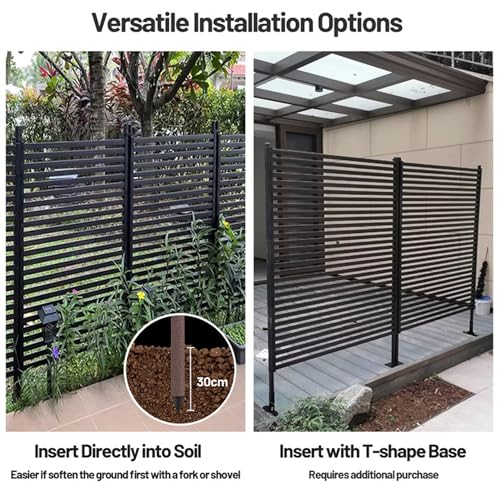 Twira Outdoor Privacy Screen 35" x 59", Privacy Fence - Image 6